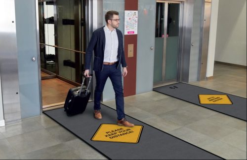 Enhance entrances with our top of the range anti fatigue mats